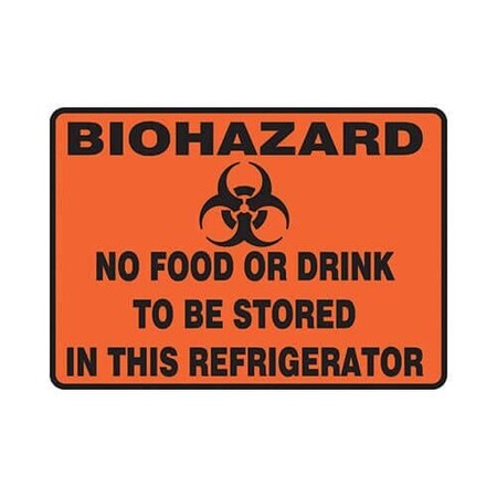 Accuform Safety Sign, MBHZ528VP MBHZ528VP